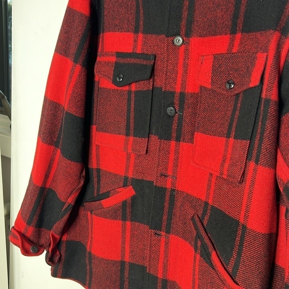 Pendleton Sz M Vintage Men’s 100% Pure Virgin Wool Shirt Jacket Made in USA - Picture 5 of 7